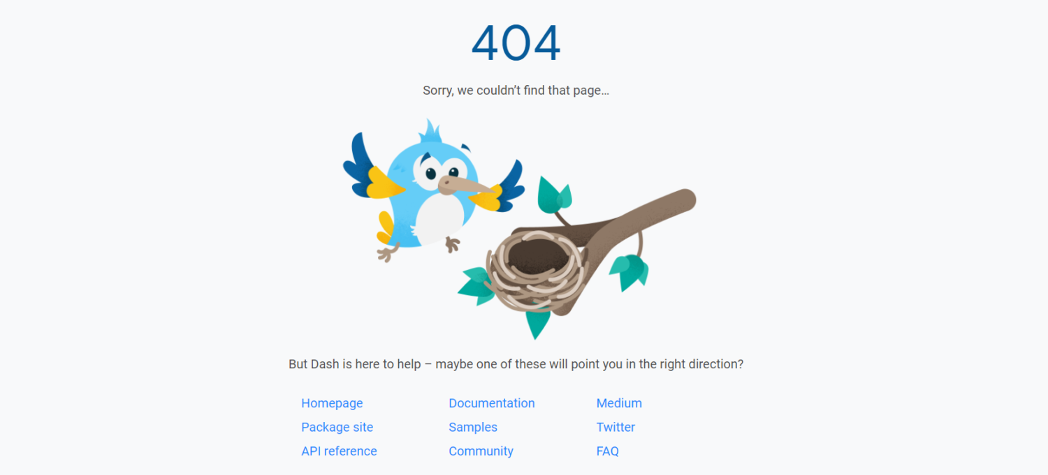 Flutter 的 404页面