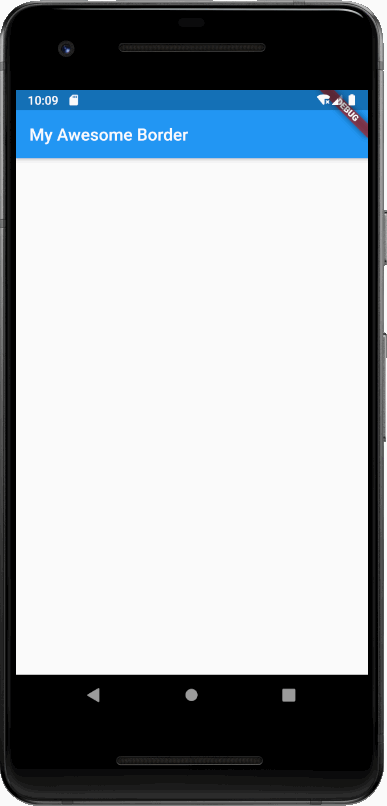 Flutter为widget添加border边框-01