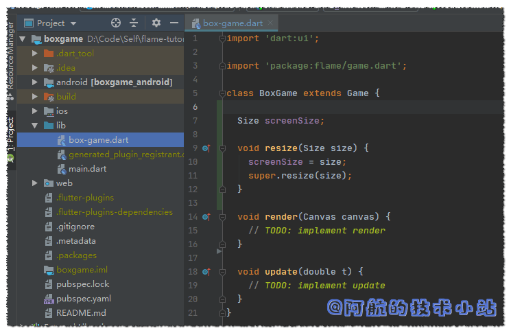 Flutter 游戏开发(flame) 00 Flame介绍