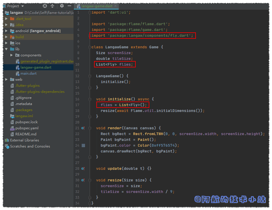 Flutter 游戏开发(flame) 01 开发2D休闲游戏：消灭小飞蝇(1/5)