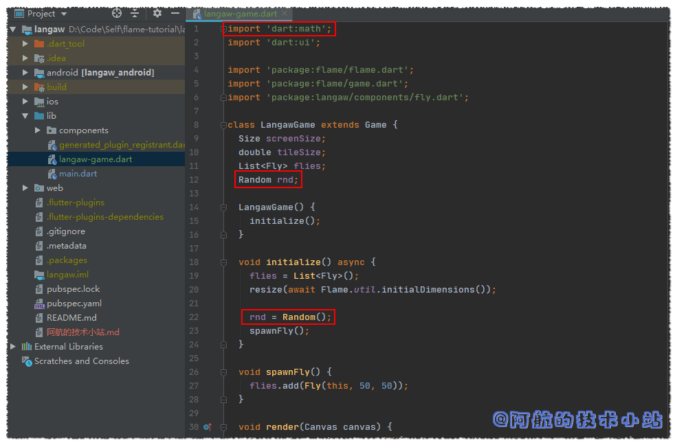 Flutter 游戏开发(flame) 01 开发2D休闲游戏：消灭小飞蝇(1/5)