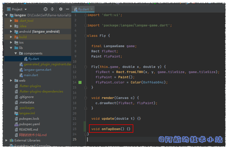 Flutter 游戏开发(flame) 01 开发2D休闲游戏：消灭小飞蝇(1/5)