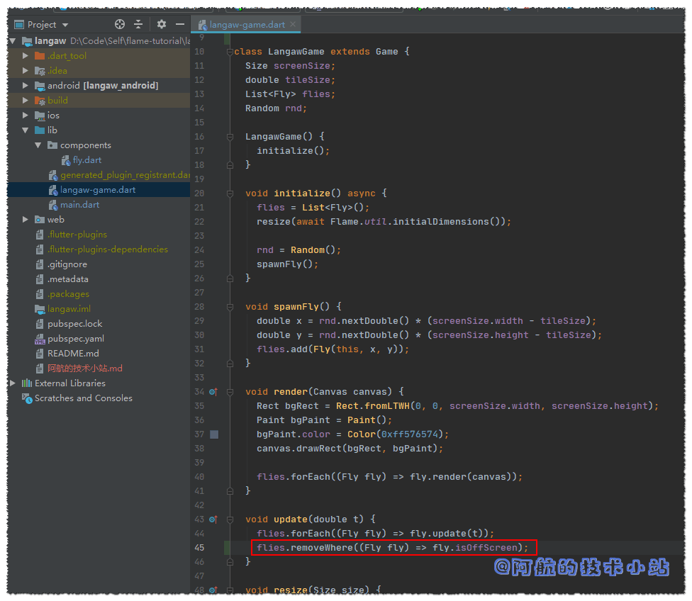 Flutter 游戏开发(flame) 01 开发2D休闲游戏：消灭小飞蝇(1/5)