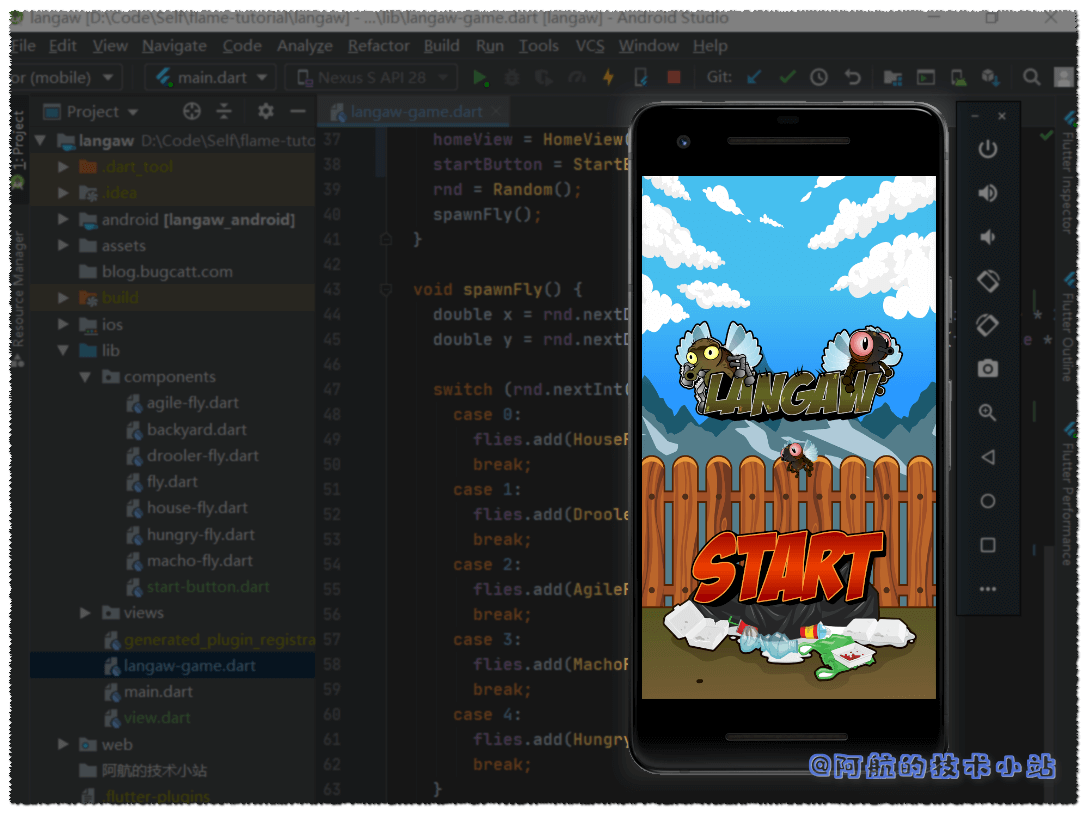 Flutter 游戏开发(flame) 03 界面和弹窗(3/5)