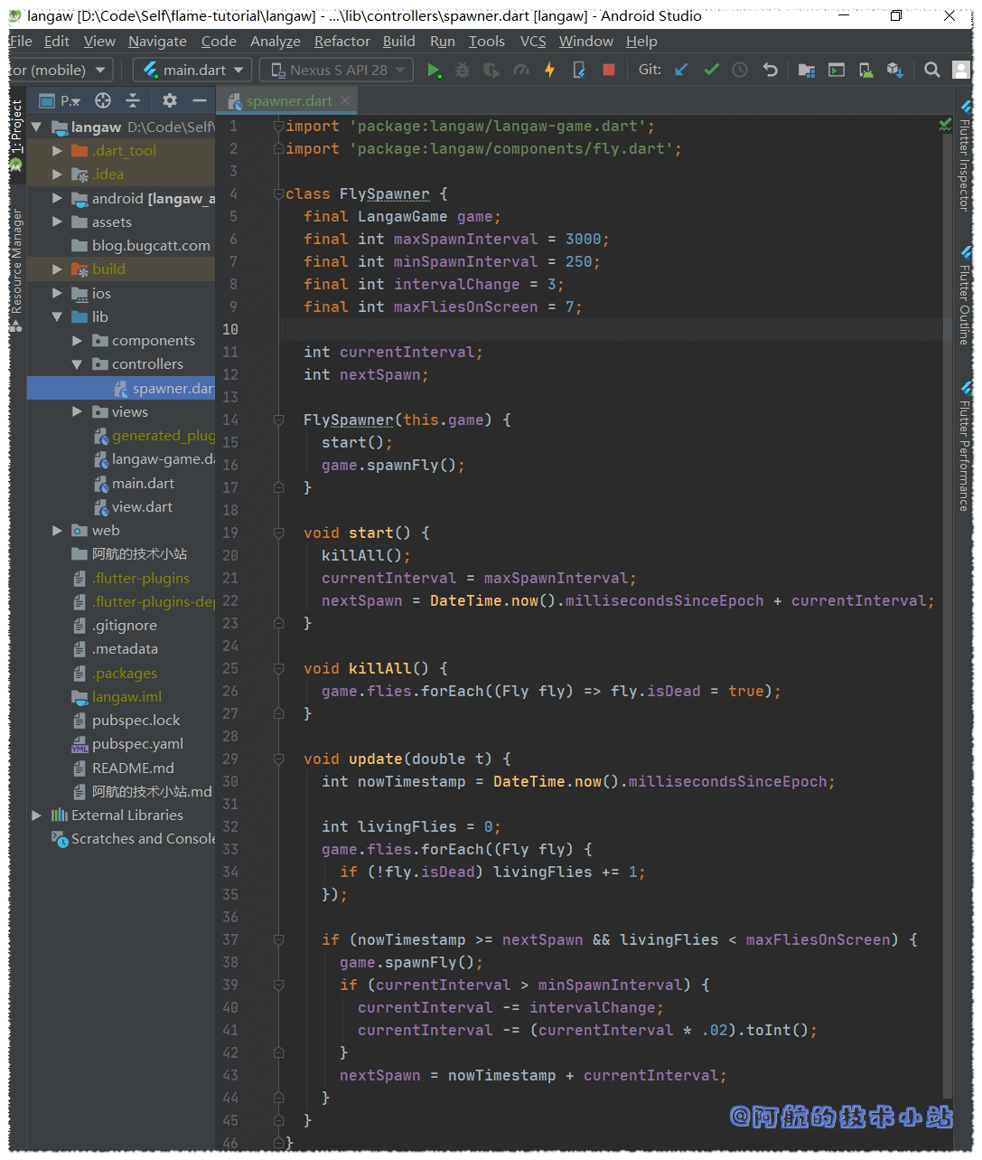 Flutter 游戏开发(flame) 03 界面和弹窗(3/5)